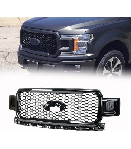 thumbnail image 2 of Etecgo Matte Black Front Radiator Grille Assembly For 2018-2020 Ford F-150 JL3Z8200SF 2 of 3