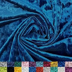 Ice Fabrics Stretch Crushed Velvet Fabric by The