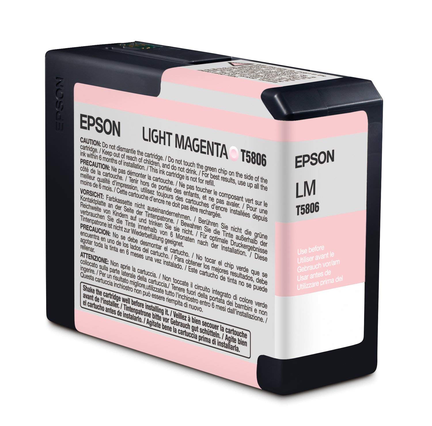 Epson Ink Cartridge 80ml - Light Magenta T5806