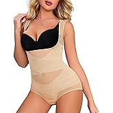 Nebility Shapewear for Women Tummy Control Bodysuit Faja Body Shaper Waist Trainer Corset Body Suit