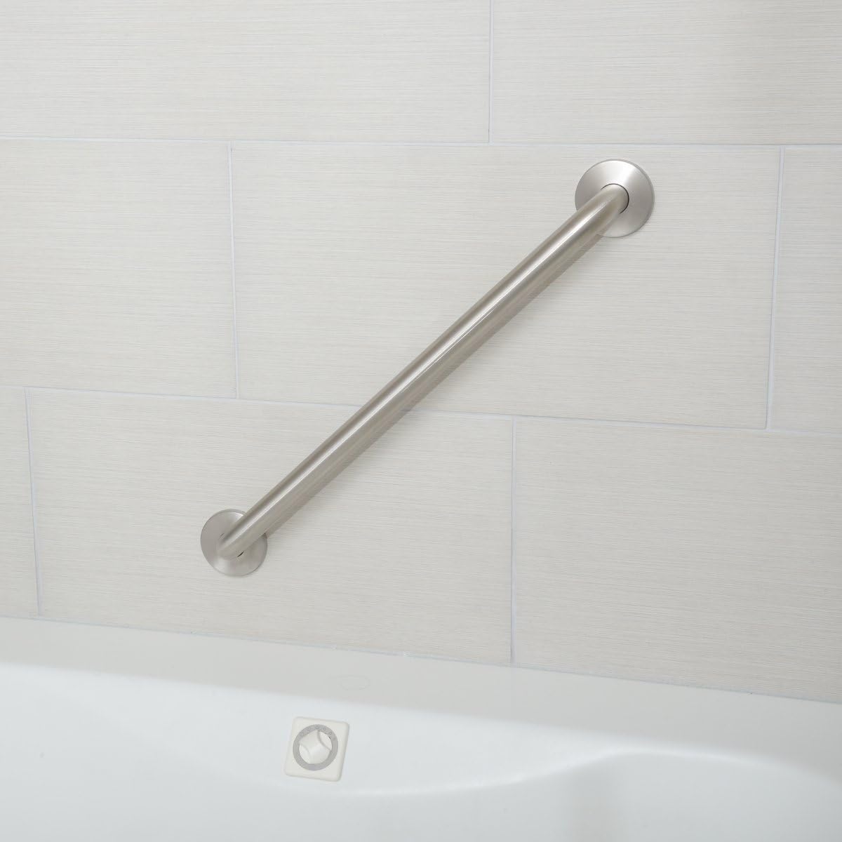 Basics GBAR-150-18 Grab Bar, 18-Inch, Stainless Steel: Home Improvement