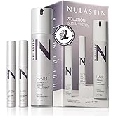 NULASTIN Solution System, Scalp Treatment, Brow + Eyelash Serum, 3 Count | Promotes Thickness, Fullness &amp; Length of Hair, Lashes, and Eyebrows, Minimizes Fallout &amp; Shedding, Visible in 6-12 Weeks