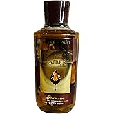 Bath & Body Works Chocolate Amber Body Wash Gel 10 Ounce