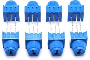DGZZI 10k Trim Potentiometer 8PCS Breadboard Trim Potentiometer with Knob for Arduino Raspberry Pi 3386MP-103 3Pins 0-10K Ohm