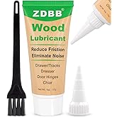 ZDBB Wood Drawer Wax Lubricant Paste Door Lubricant Drawer Slide Grease | Wear-Resistant Eliminate Sticking Noise Loosen Wood Furniture, Window Track, Sliding Glass Doors, Hinges, 1 oz 1-Pack