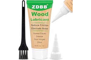 ZDBB Wood Drawer Wax Lubricant Paste Door-Ease Lubricant Wear-Resistant Eliminate Sticking Noise Loosen Drawer Slide Grease for Wood Furniture, Window Track, Sliding Glass Doors, Hinges, 1 oz 1-Pack