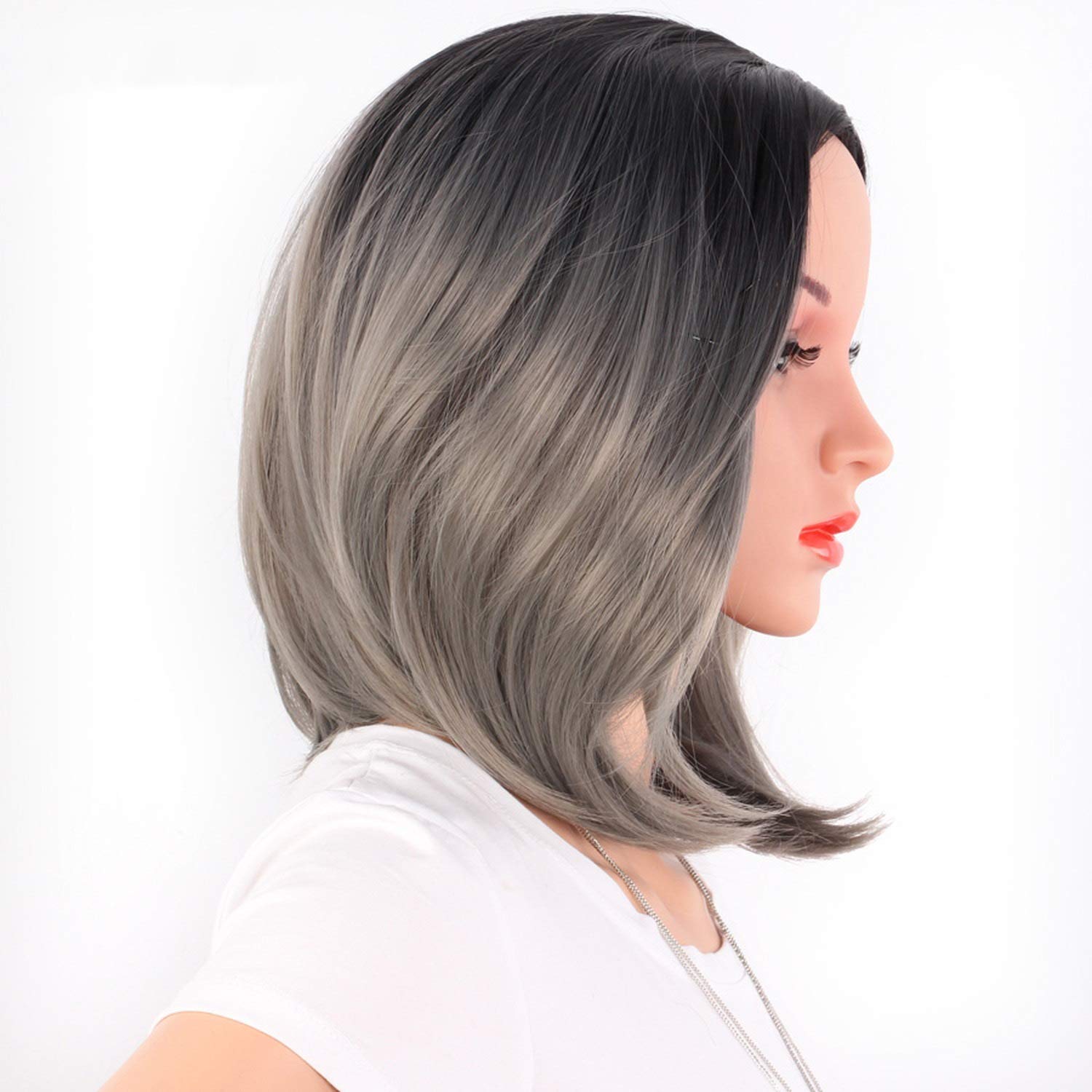 Amazon Com African American Bob Wigs Short Shoulder Length Ombre