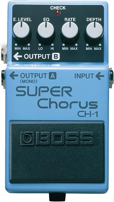 BOSS CH-1 Super Chorus Pedal Mono Stereo Guitar Keyboard Effects