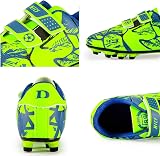 Hanani Boys Girls Football Boots FG/AG Soccer Shoes Green view 4