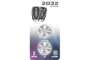 REMOTEOVERSTOCK (2 PACK) CR2032 2032 REMOTE KEY FOB OEM for 2016-2022+ Compatible with Chevrolet Chevy Blazer Bolt Camaro Cruze Equinox Malibu Sonic Spark Trax Volt Smart Case Shell (FCC ID’s: HYQ4EA, HYQ4AA, HYQ4ES)