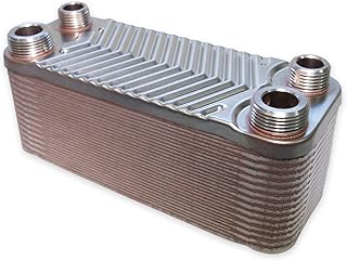 Hrale Edelstahl Wärmetauscher 30 Platten max 66 kW Plattenwärmetauscher Wärmetauscher