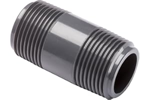 Rain Bird RISER2_075 PVC Spray Head Riser, 3/4" Male Pipe Thread x 3/4" Male Pipe Thread, 2" Length