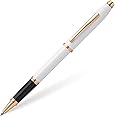 Cross Century II Refillable Gel Ink Rollerball Pen, Fine Rollerball, Includes Luxury Gift Box - Pearlescent White Lacquer
