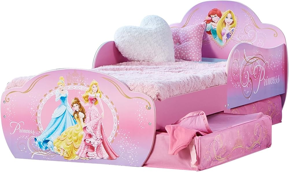 Disney Princess Toddler Bed with Underbed Storage by HelloHome