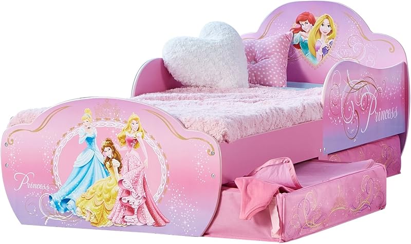 Disney Princess Toddler Bed with Underbed Storage by HelloHome