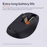 Trust Yvi+ Silent Wireless Mouse 800/1600 DPI Ambidextrous USB Receiver Black view 5