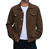 COOFANDY Men's Cotton Denim Jacket Lightweight Trucker Western Jackets Casual Fashion Jean Coat