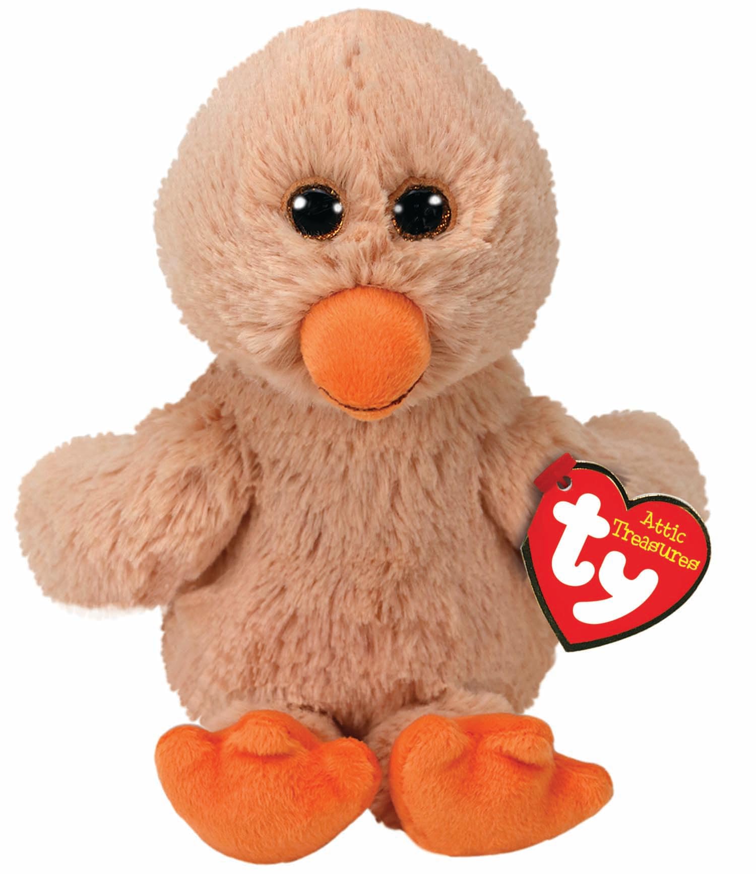 TY Debbie Duck Attic Treasure Soft Plush Toy for Kids - Teddy Baby Toy Collectible Stuffed Animal - Regular