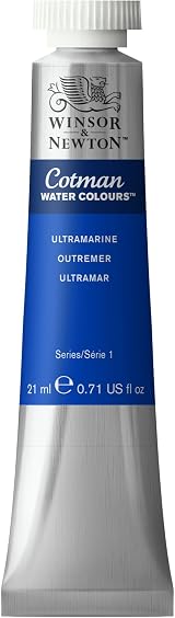 Winsor & Newton Cotman Ultramarine 21ml Water Colour Tube PB29 Series 1