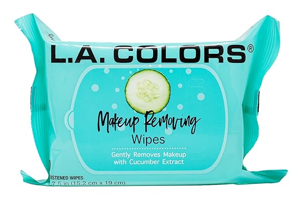 L.A. COLORS MAKEUP REMOVING WIPES C30660TAG