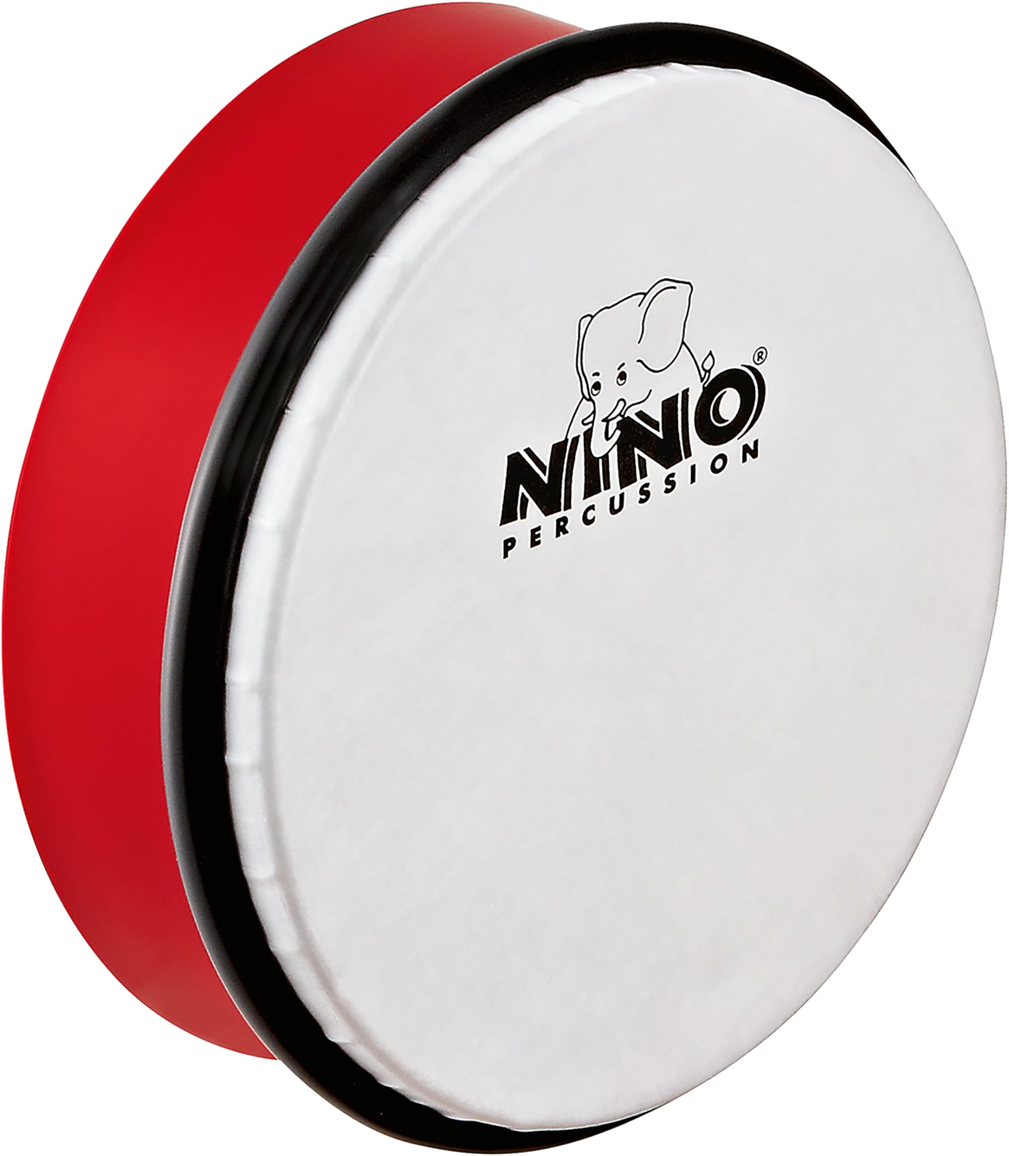 Nino Percussion Hand Drum Instrument - Small Hand drum for Children from 3 Years - Diameter 6 inch (ca. 15 cm) - Plastic, Red (NINO4R)