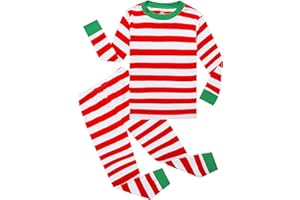 KikizYe Little Big Boys Girls Pajamas Set Kids PJs 100% Cotton Sleepwear