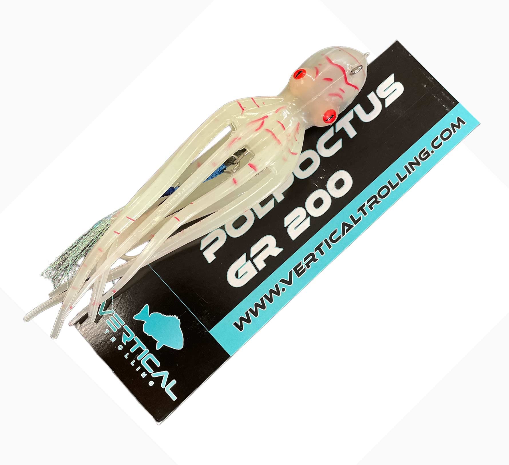 VERTICAL TROLLING POLPOCTUS 190GR GLOW RED