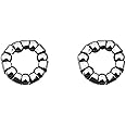 Lowrider 2 Front/Rear Hub Bearings 1/4" Ball Size x 7 Balls. Works on 3/8" axle. Set of Bearing. Pair of Bearings. for Bicycl