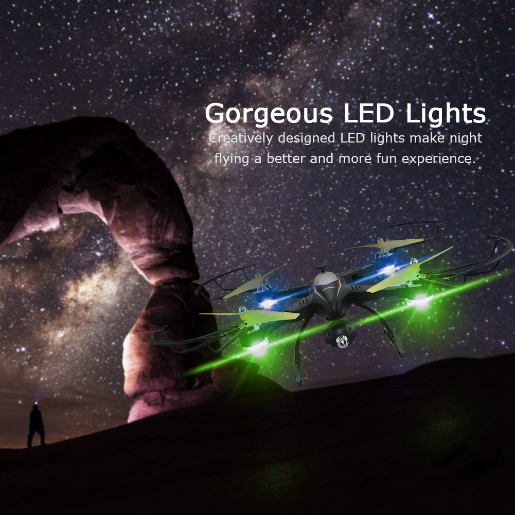 JJRC H39 RC Selfie Drone ,Kingtoys WIFI FPV Foldable Drone, 720P HD Camera Live Video,2.4GHz 4CH 6-Axis Gyro APP Control FPV Helicopters ,Altitude Hold, Gravity Sensor and Headless