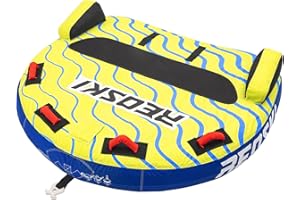 (2023 Upgrade) Towable Tubes for Boating 2 Person, Heavy Duty Boat Tubes and Towables, Inflatable Water Tubes for Boats to Pu