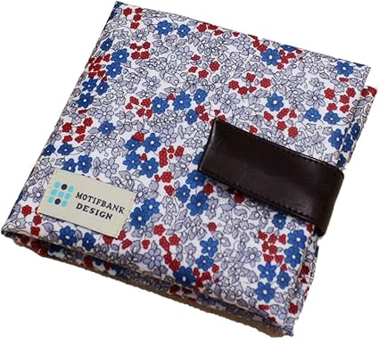 Amazon ハンドメイド 携帯用ボックスティッシュケース つや消しラミネート仕様 グレー小花柄 モチーフバンク 生活雑貨 通販