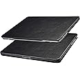 MacBook Pro 14 Case, ICARER Premium Leather Case for 2021-2025 Model M1 M2 M3 M4 Pro/Max A2779 A2442 A 2992 A2918 A3112 A3185 A3401, Touch Bar & Touch ID Compatible for MacBook Pro 14 inch(Black)
