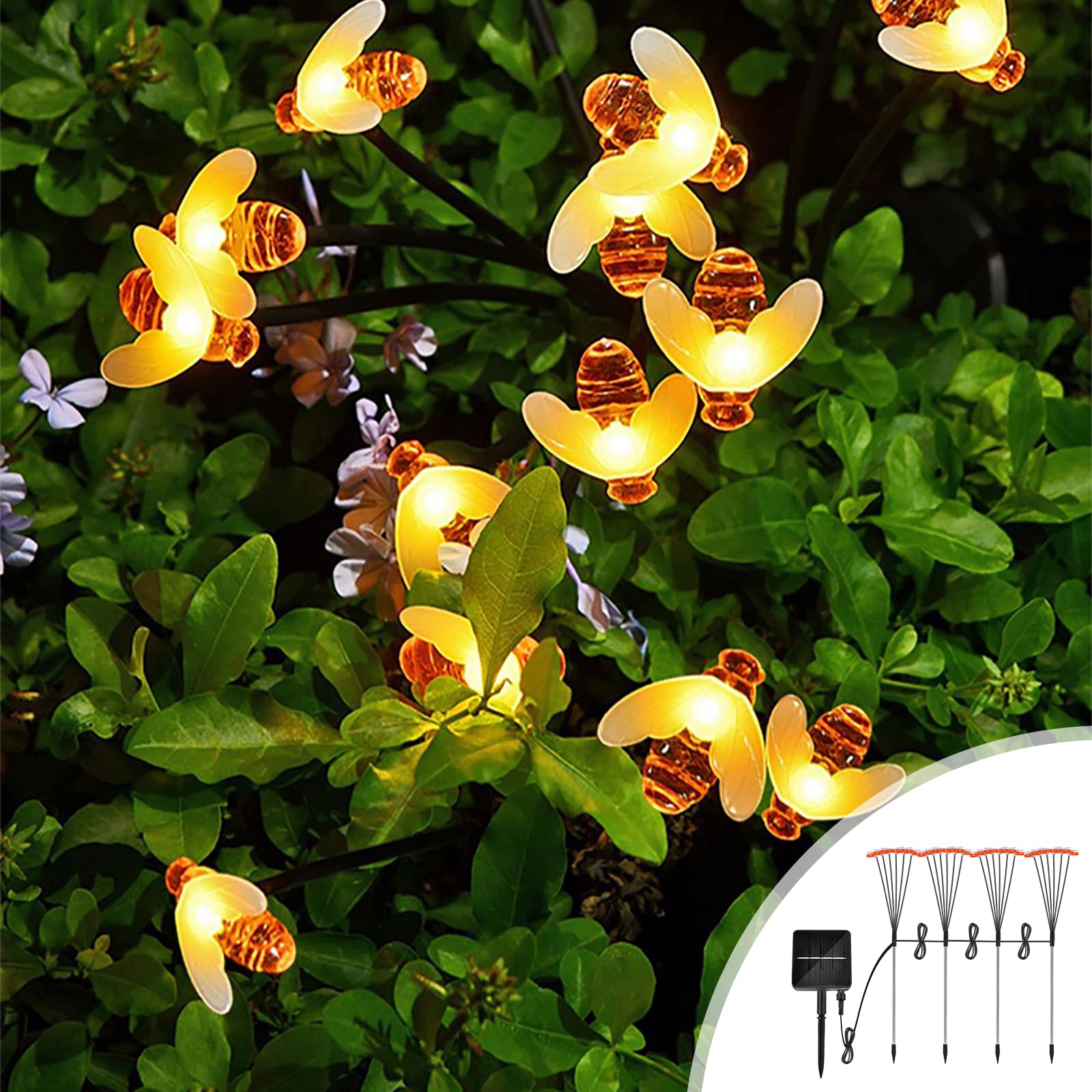 iFalarila Solar Lights for Outside, [4 Pack] Garden