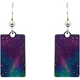 Fire N Ice Northern Lights earrings made in the U.S.A. by d'ears