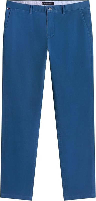Uomo Pantaloni Chino Core Harlem Essential Twill Relaxed Fit, Blu (Blue Jean), 40W/28L
