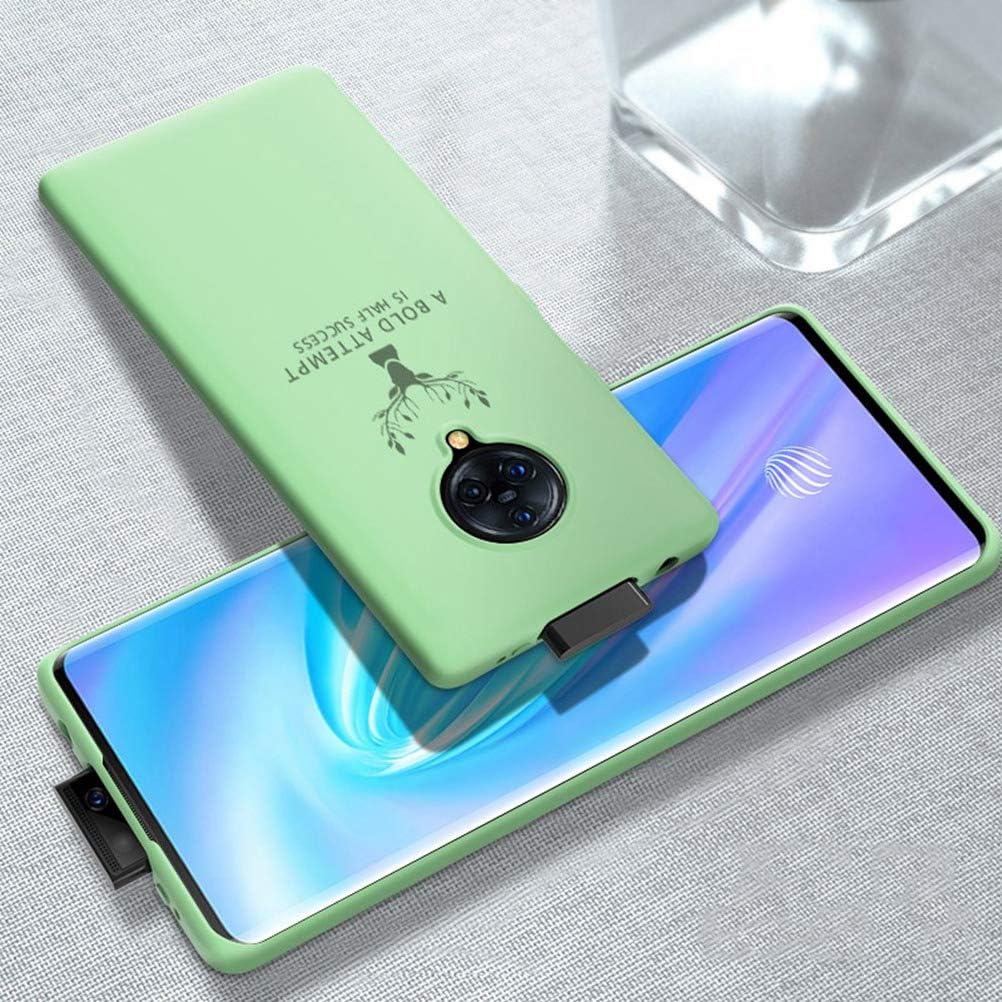 EUDTH Vivo Nex 3 Case, Slim Fit Liquid Hard Plastic Case [Matte Finish] Full Body Anti-Drop Protection Case Cover for Vivo Nex 3 - Elk Green