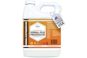 33RD PARALLEL SOAP CO. GERMALL PLUS PRESERVATIVE Liquid ( 16 oz ) Paraben-Free; Formaldehyde-Free; Water & Oil Soluble | Suitable for Soap Making, Lotions, Conditioners, Creams | Keeps Products Fresh & Safe | 16 OUNCES