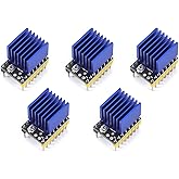Teyleten Robot TMC2209 V2.0 Stepper Motor Driver StepStick 2.5A UART Ultra Silent for Nano SKR V1.3/1.4 Ender 3 Control Board 3D Printer Parts Replace A4988 5pcs