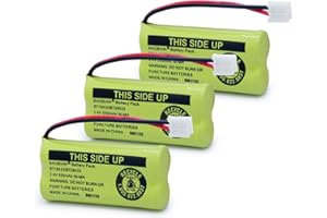 BAOBIAN BT18433 BT28433 Cordless Phone Battery Compatible with AT&T/Lucent BT-18433 BT-184342 BT-28433 BT-284342 BT-6010 BT-8000 BT-8001 BT-8300 Empire CPH-515D CPH515D 2.4V 550mAh Ni-MH(Pack of 3)