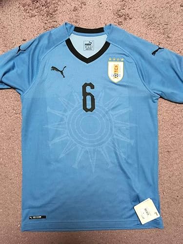 Amazon Co Jp ウルグアイ代表 18 ホームユニフォーム 6番 Bentancur ベンタンクール ユベントス所属 直筆サイン入り ホビー 通販