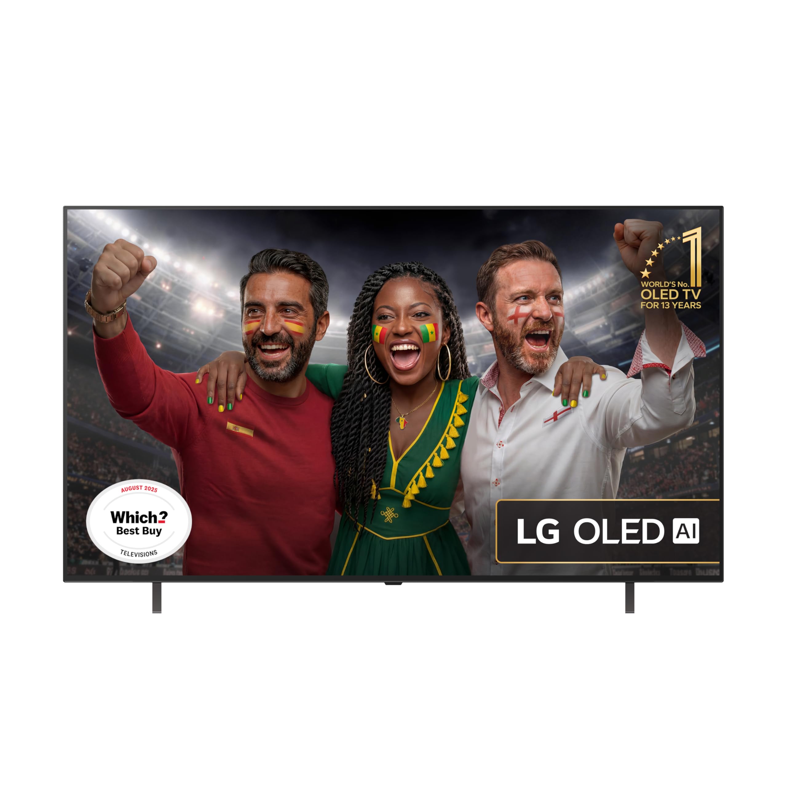 LG OLED65B56LA 65-Inch OLED 4K UHD Smart TV, B5 Series, (α8 AI Processor, Dolby Atmos, Freeview Play and Amazon Alexa, 120Hz) [Model 2025]