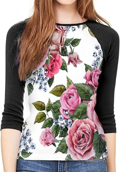 Blusa de rosas Clearance