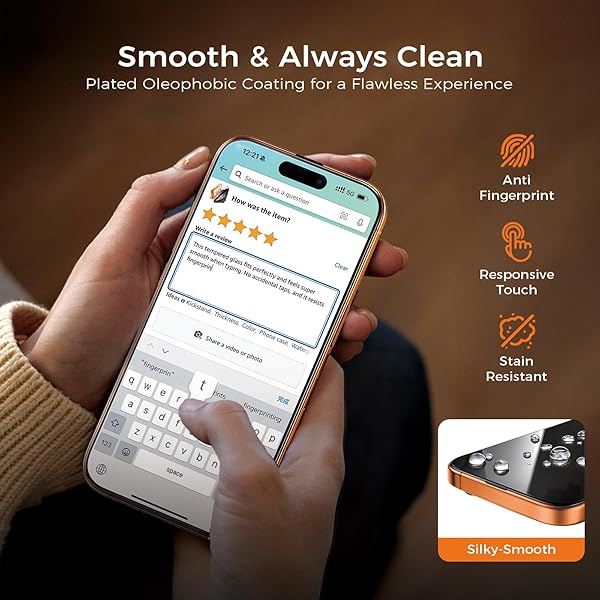 NEVERBREAK 9H+ HARDNESS FOR IPHONE 17 PRO SCREEN PROTECTOR 12FT MILITARY GRADE PROTECTION (SCRATCH, SHATTER, DROP RESISTANCE) TEMPERED GLASS FULL EDGE COVERAGE 6.3″ 2025, 2 PACK WITH DE-BUBBLE CARD