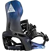 Nidecker LT Supermatic Men's Snowboard Bindings | Rear-Entry, Quick-Entry, Step-In, Flex 8/10, Nylon Highback, Nylon Baseplate, Auto Lock Buckles, Advanced