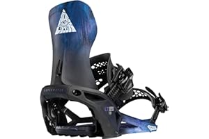 Nidecker LT Supermatic Snowboard Bindings – Automatic Dual-Entry Binding with Heel Pedal & Universal Fit