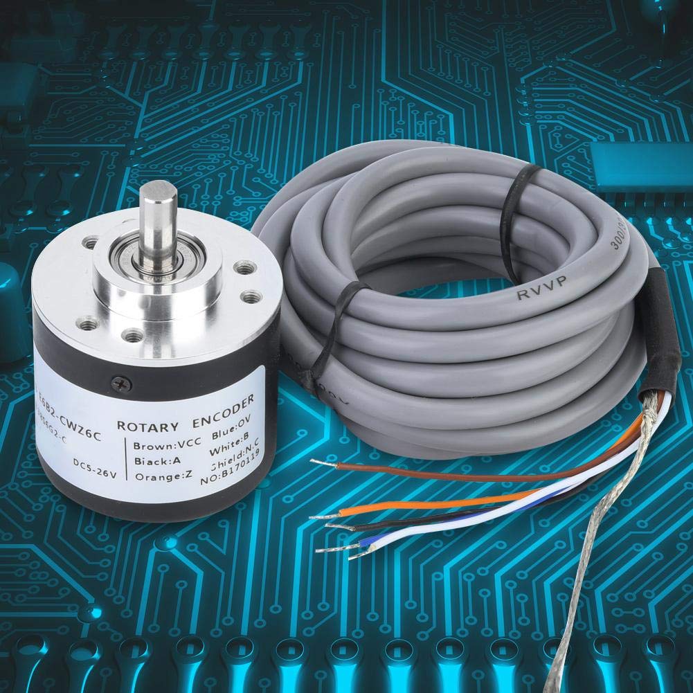 600P/R E6B2CWZ6C 38mm Diameter NPN OpenCollector Output ABZ 3 Phase