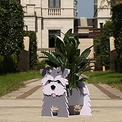 Gochoi Schnauzer Gifts: Cute Dog Flower