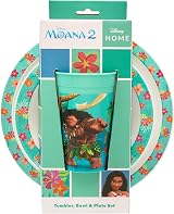 Disney Moana 2-3pc Kids Dinner Set by Polar Gear Plates Bowls Cup view 2
