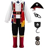 ReliBeauty Pirate Costume for Boys Costume Kids Toddler
