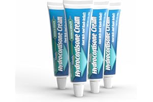 Natureplex Hydrocortisone 1% Cream 1.0 Oz (Pack of 4) – Anti-Itch Maximum Strength, Relief for Hives, Rash, Mosquito/Bug Bites, Eczema, Psoriasis, and Poison Ivy – Topical Ointment – Made in USA